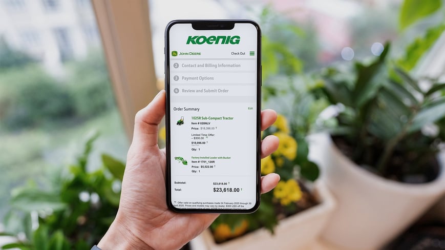 Buy John Deere Equipment Online with Koenig Equipment