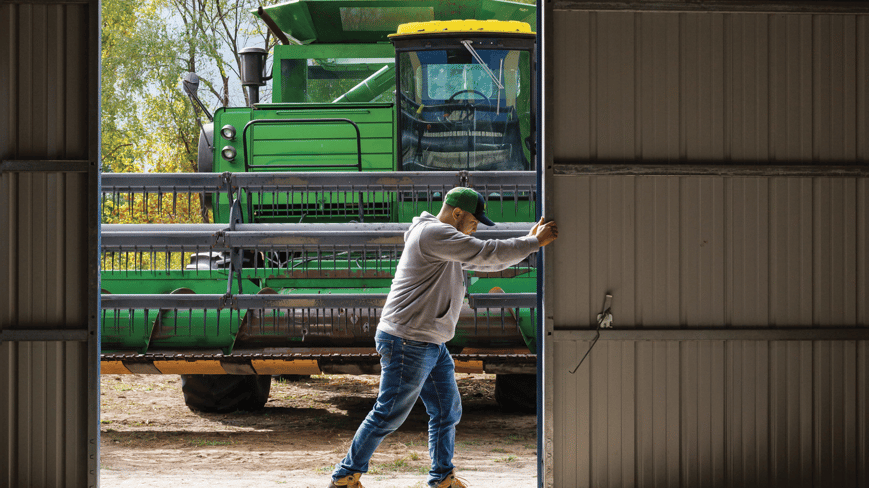 How to Store Your Combine in the Winter