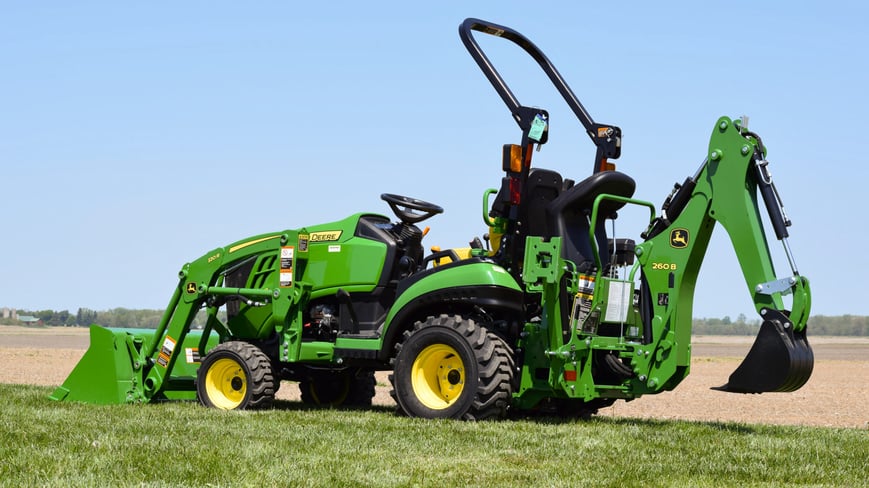John Deere 1025R compact utility tractor at Koenig