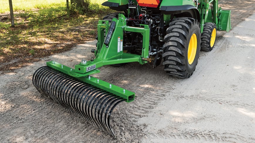 john deere compact tractor attachment rental program