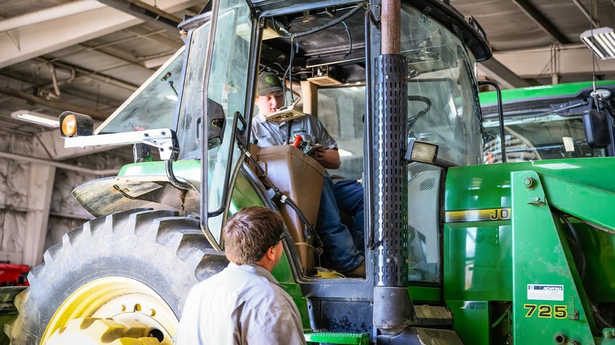 Ag Inspection taking place