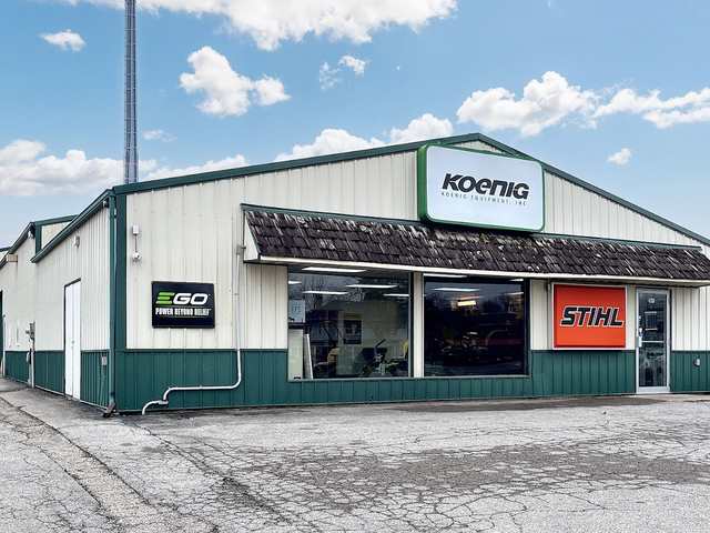 The front of the Koenig Equipment store in Amelia, Ohio
